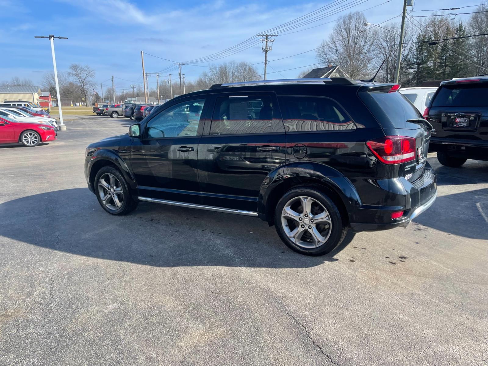 2016 Black /Black Dodge Journey Crossroad Plus AWD (3C4PDDGG9GT) with an 3.6L V6 DOHC 24V engine, 6A transmission, located at 547 E. Main St., Orwell, OH, 44076, (440) 437-5893, 41.535435, -80.847855 - This 2016 Dodge Journey Crossroad Plus AWD, powered by a robust 3.6L Pentastar V6 engine paired with a 6-speed automatic transmission, offers a mix of performance, comfort, and technological convenience. With features like the 8.4" Uconnect system, dusk-sensing headlights, a backup camera with senso - Photo #9